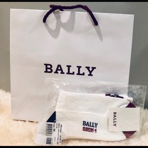 🔥RARE🔥 SOLD OUT Bally Logo Sock ⚡️SHOK-1 Collab